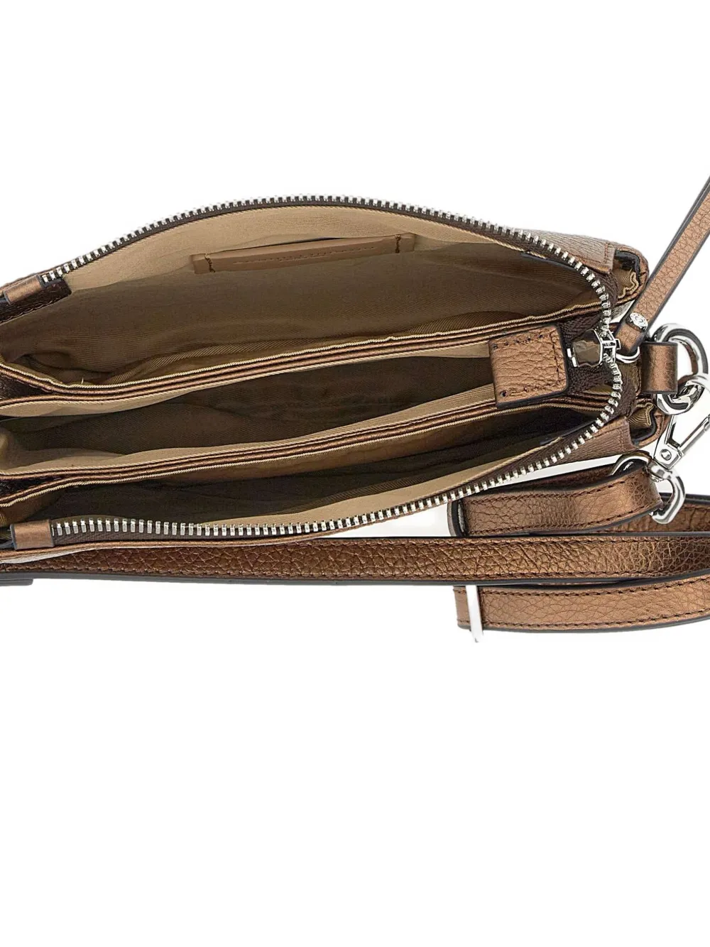 GIANNI CHIARINI Leren crossbodytas Bruin