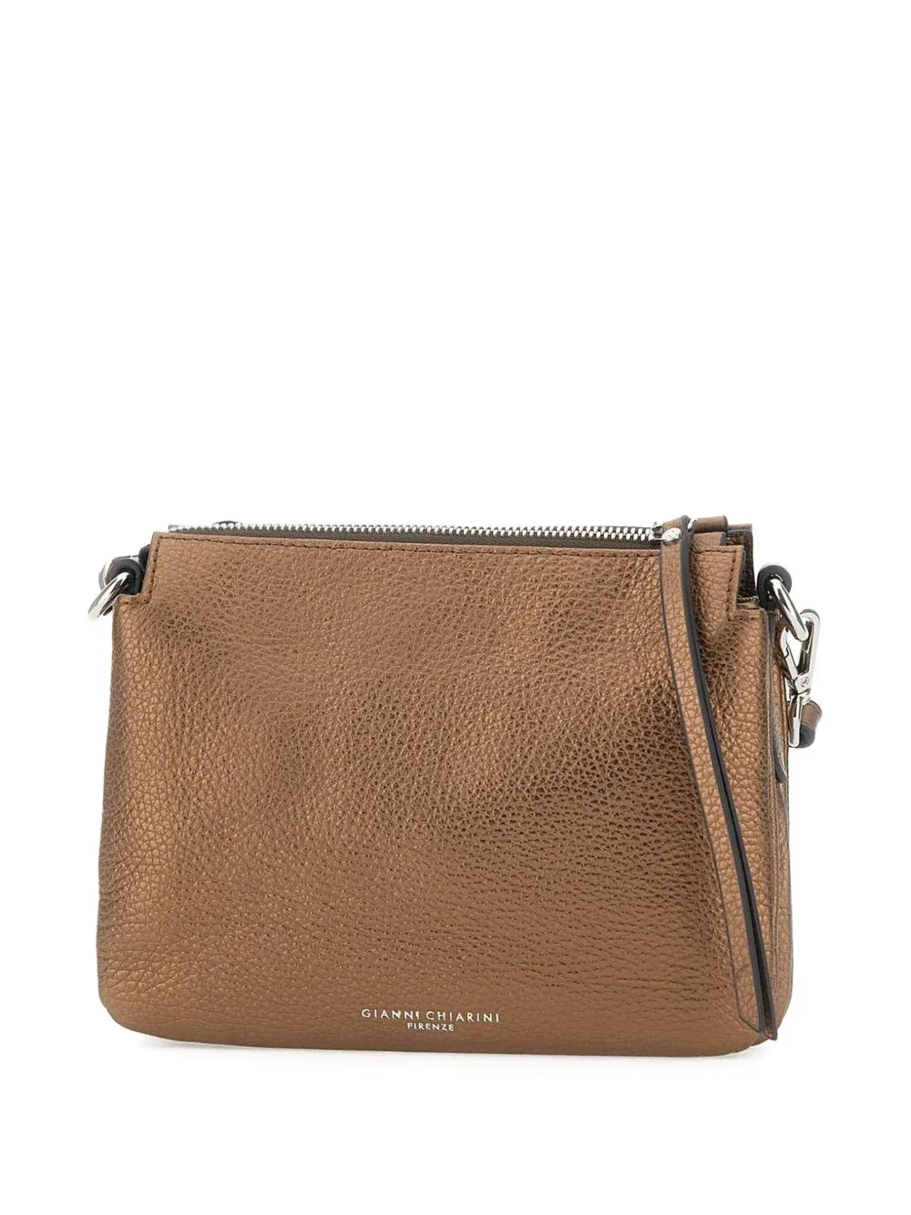 GIANNI CHIARINI Leren crossbodytas Bruin
