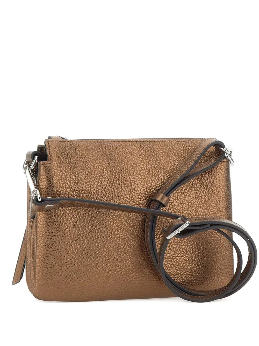 GIANNI CHIARINI Leren crossbodytas Bruin