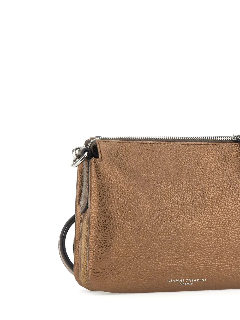 GIANNI CHIARINI Leren crossbodytas Bruin