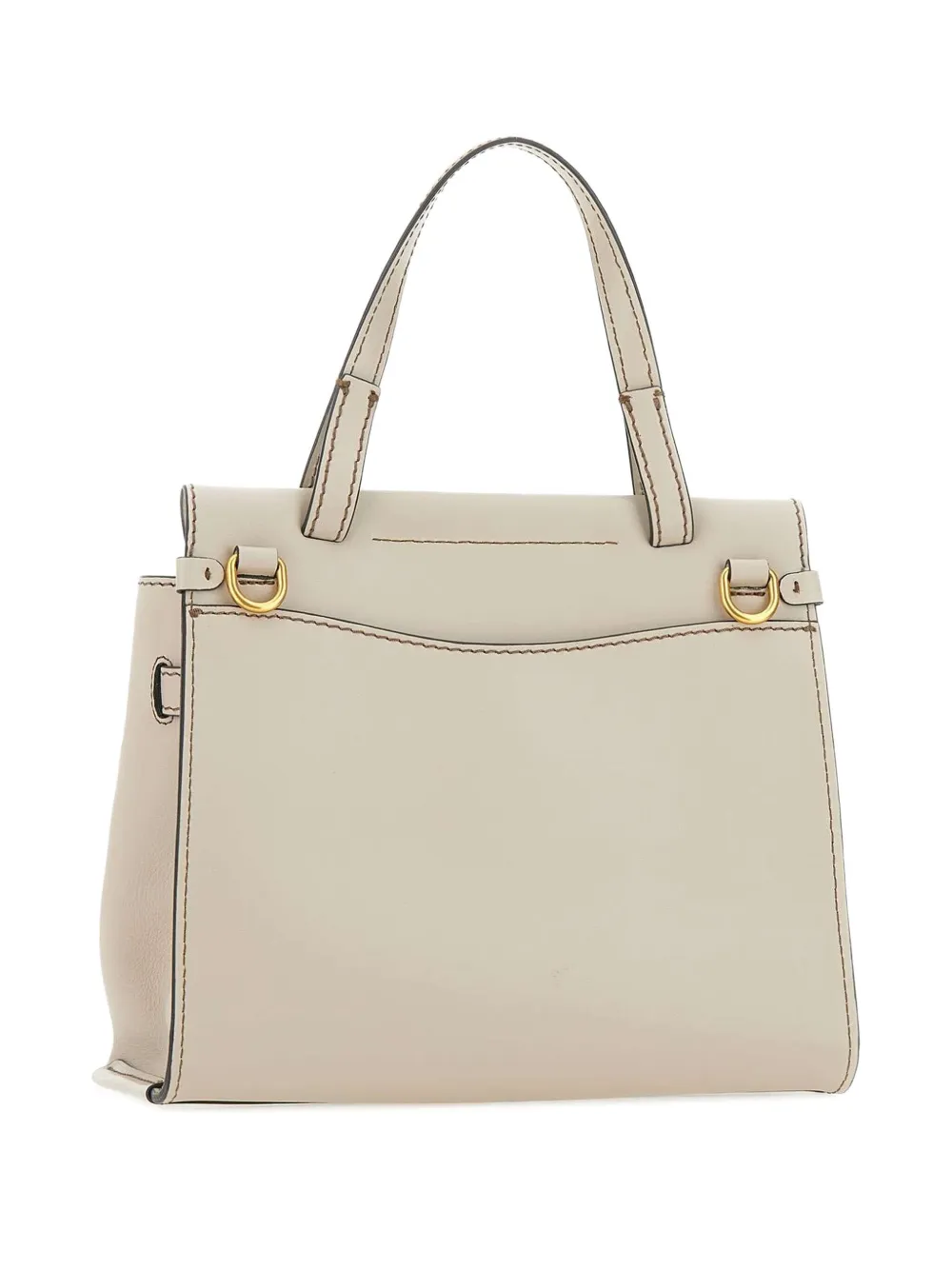 GIANNI CHIARINI buckle-detail leather tote bag Wit