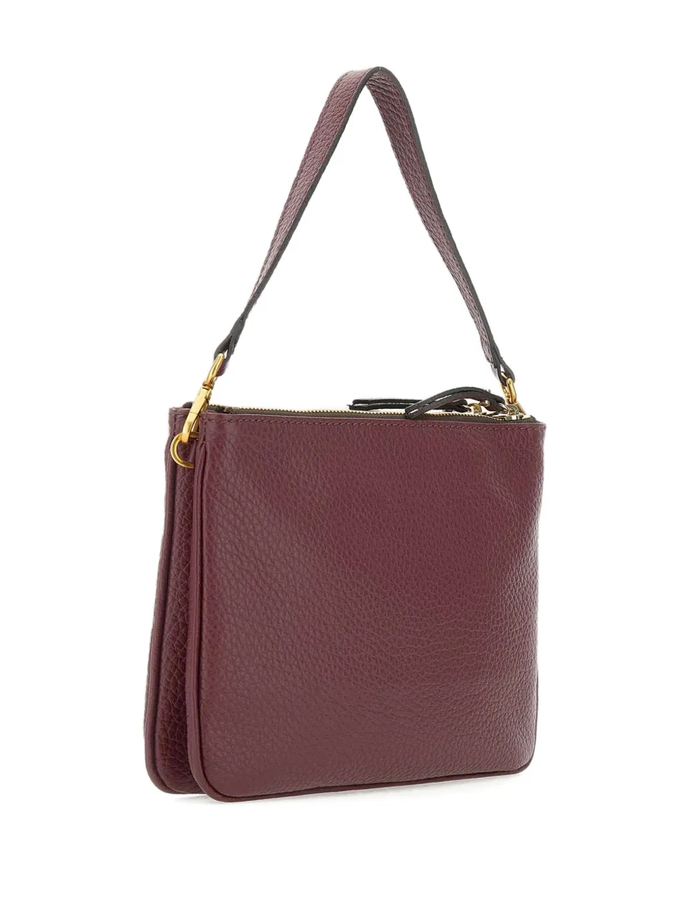 GIANNI CHIARINI Leren schoudertas Rood