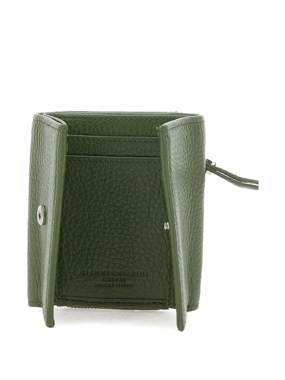 GIANNI CHIARINI Leren portemonnee Groen