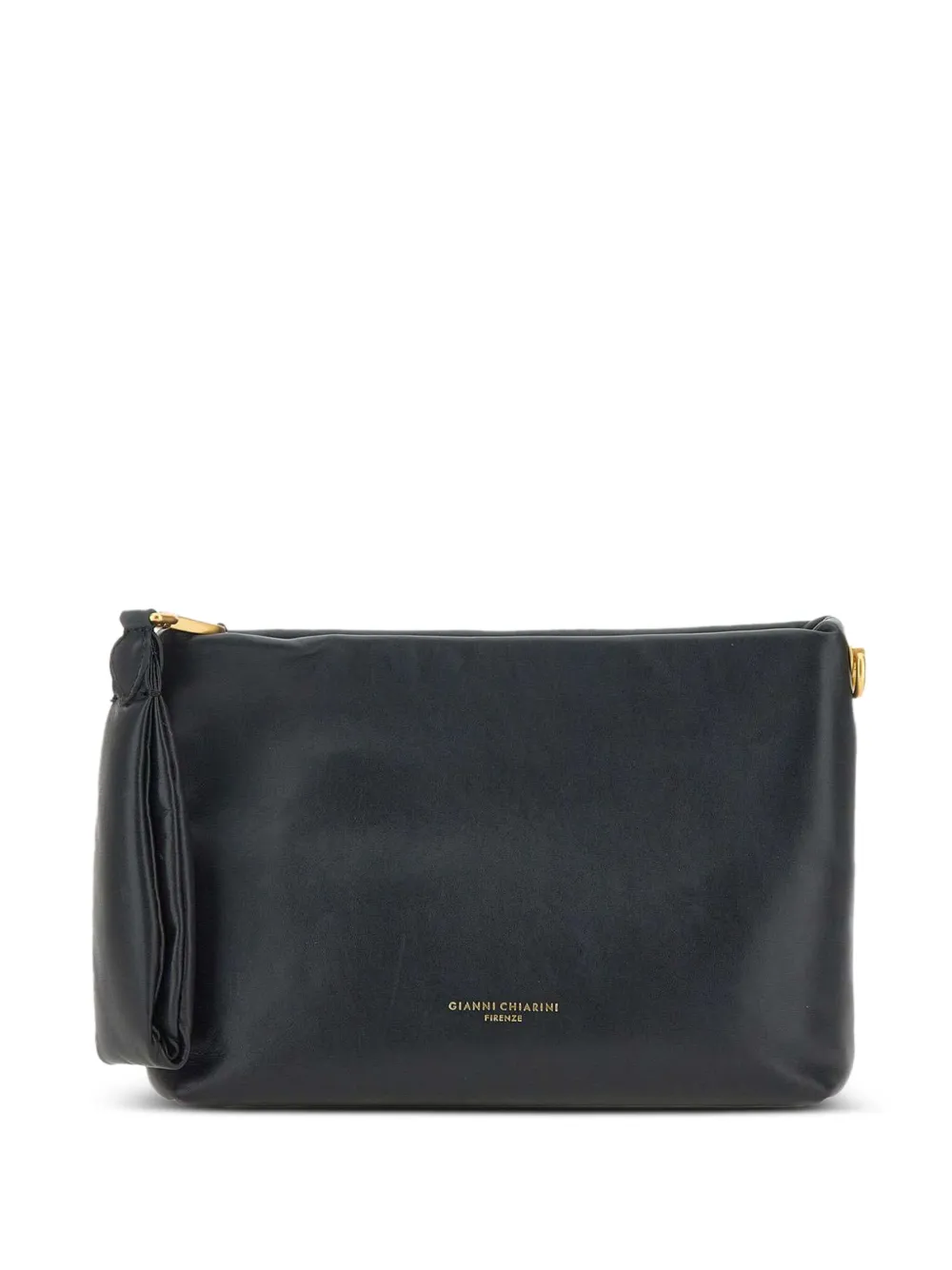 GIANNI CHIARINI Leren clutch Zwart