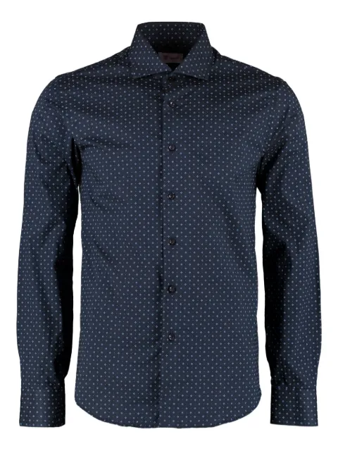 THE (Alphabet) printed long-sleeved shirt