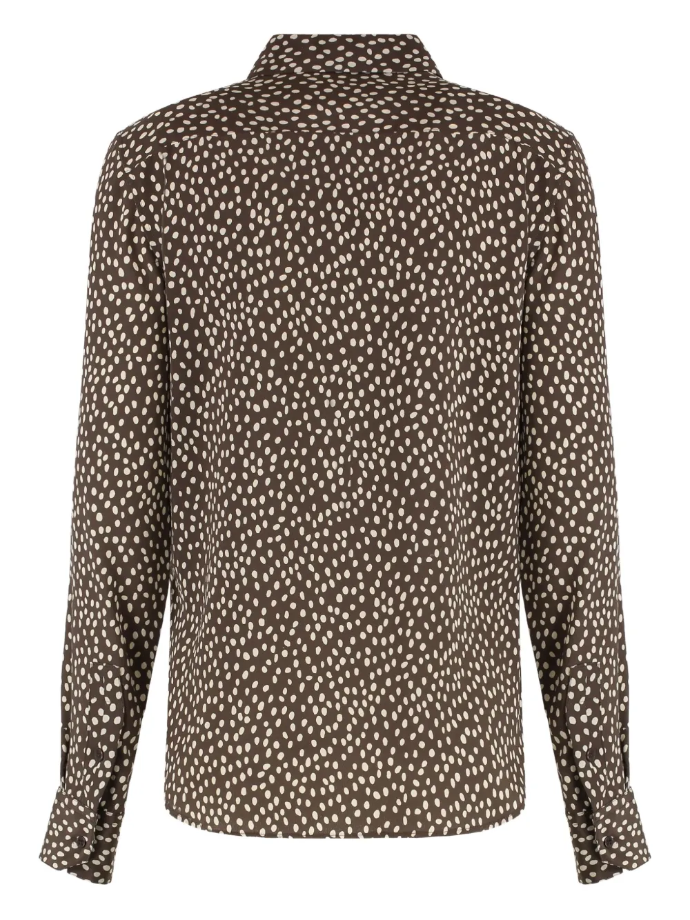 Nili Lotan Blouse met print Bruin