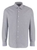 THE (Alphabet) checked cotton shirt - Black