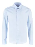 THE (Alphabet) cotton-blend shirt - Blue