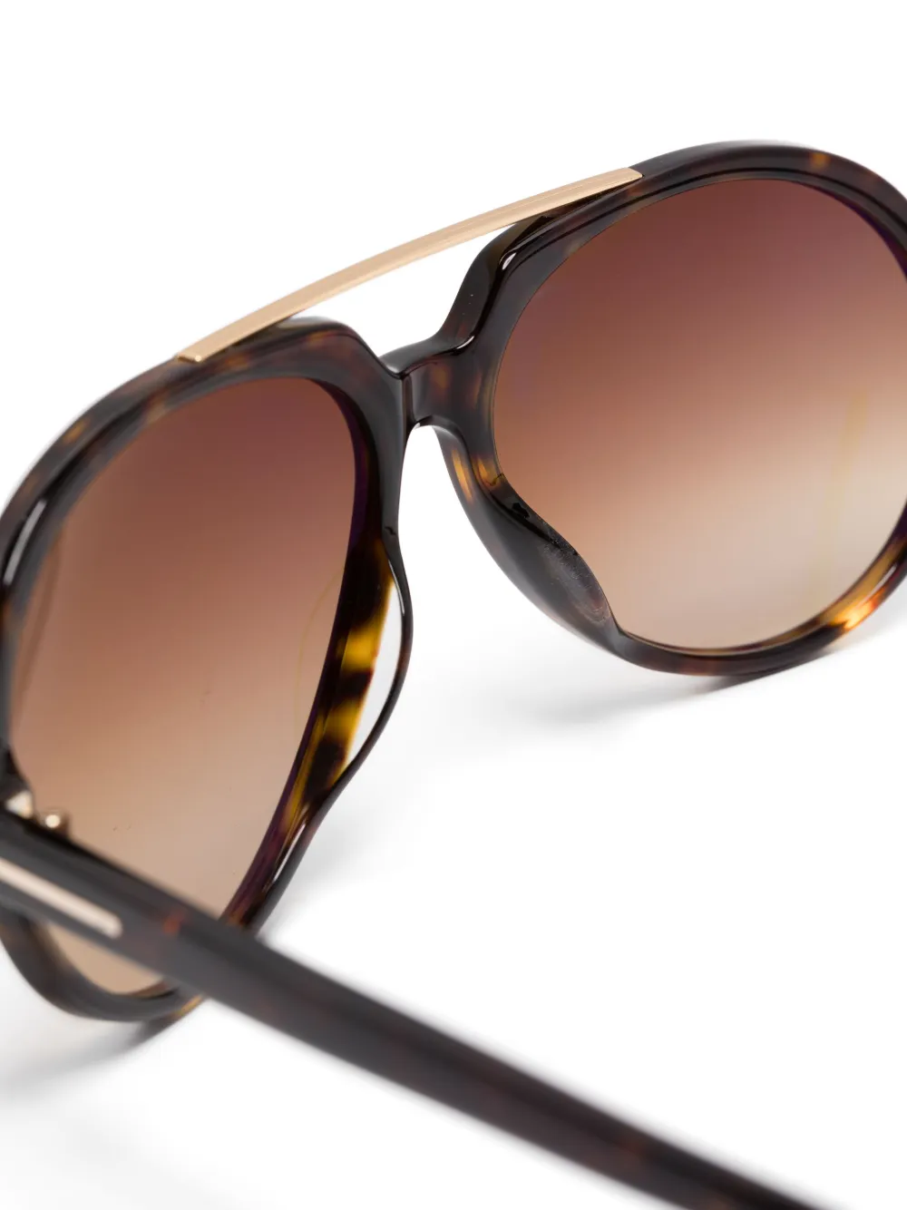 TOM FORD Eyewear Bril met oversized montuur Bruin