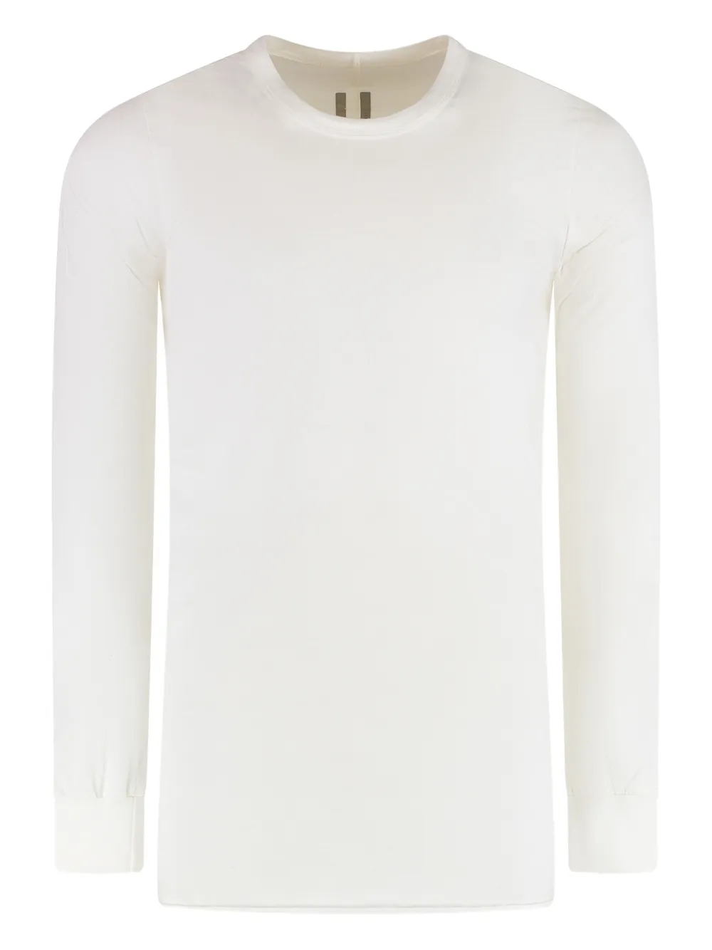 Rick Owens Level T long-sleeve cotton T-shirt Wit