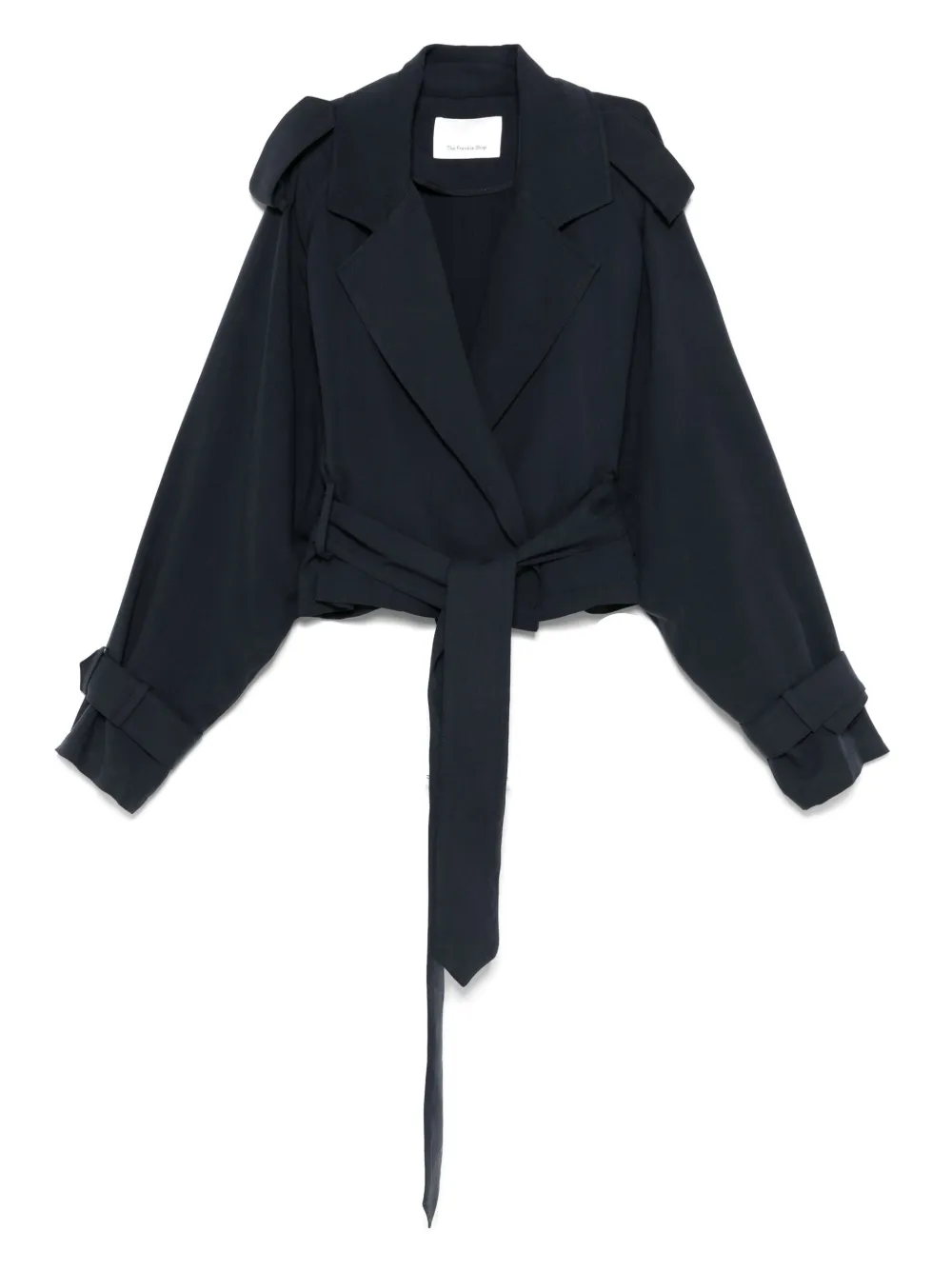 cropped trench coat