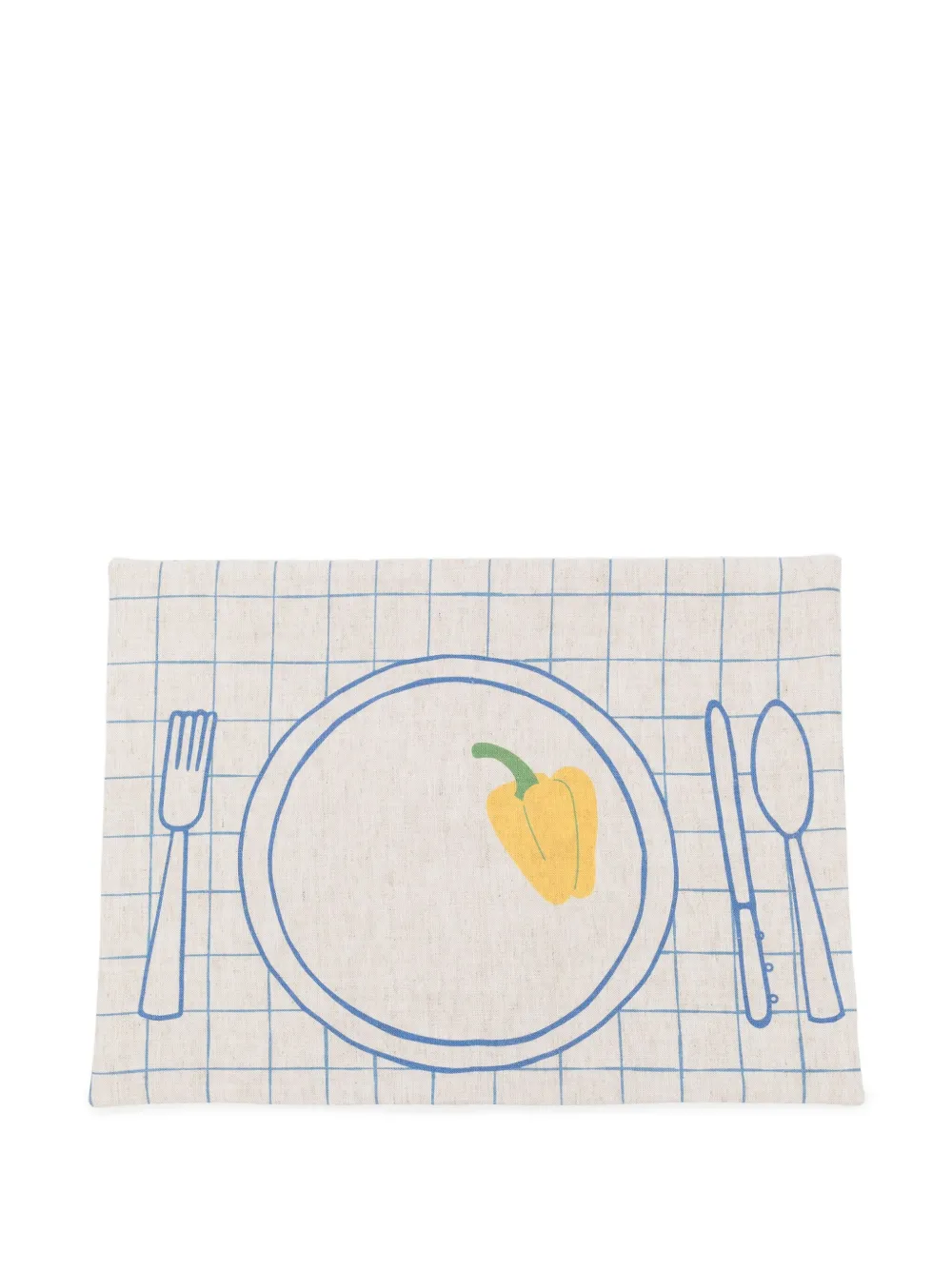 Bambah Friendsgiving placemat | Blue | Image 1