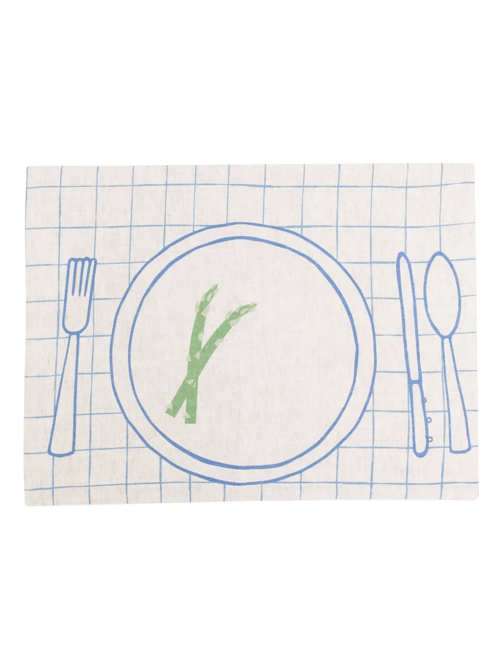 Bambah Friendsgiving placemat | Blue | Image 1
