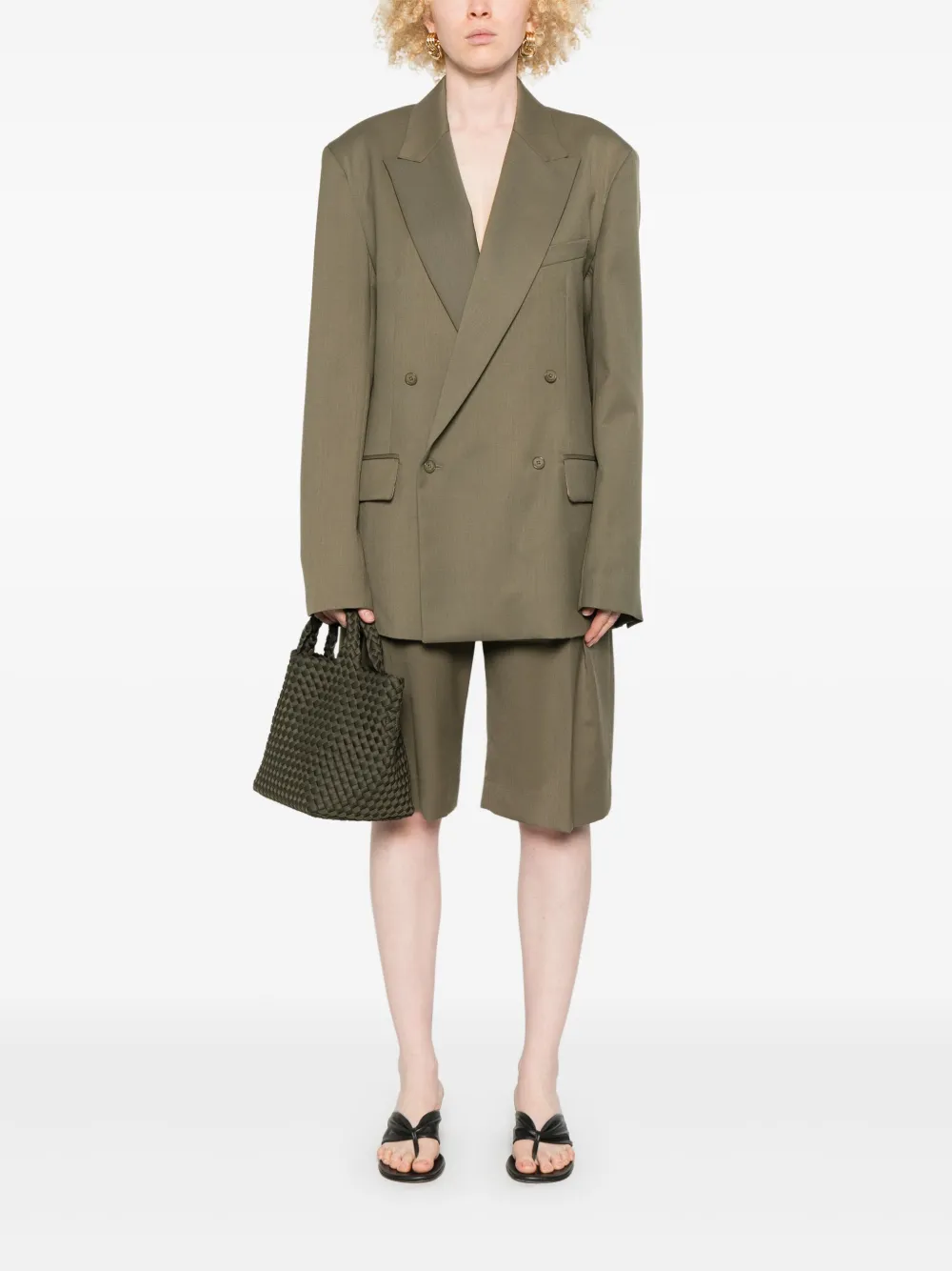 The Frankie Shop Bilbao shorts - Groen
