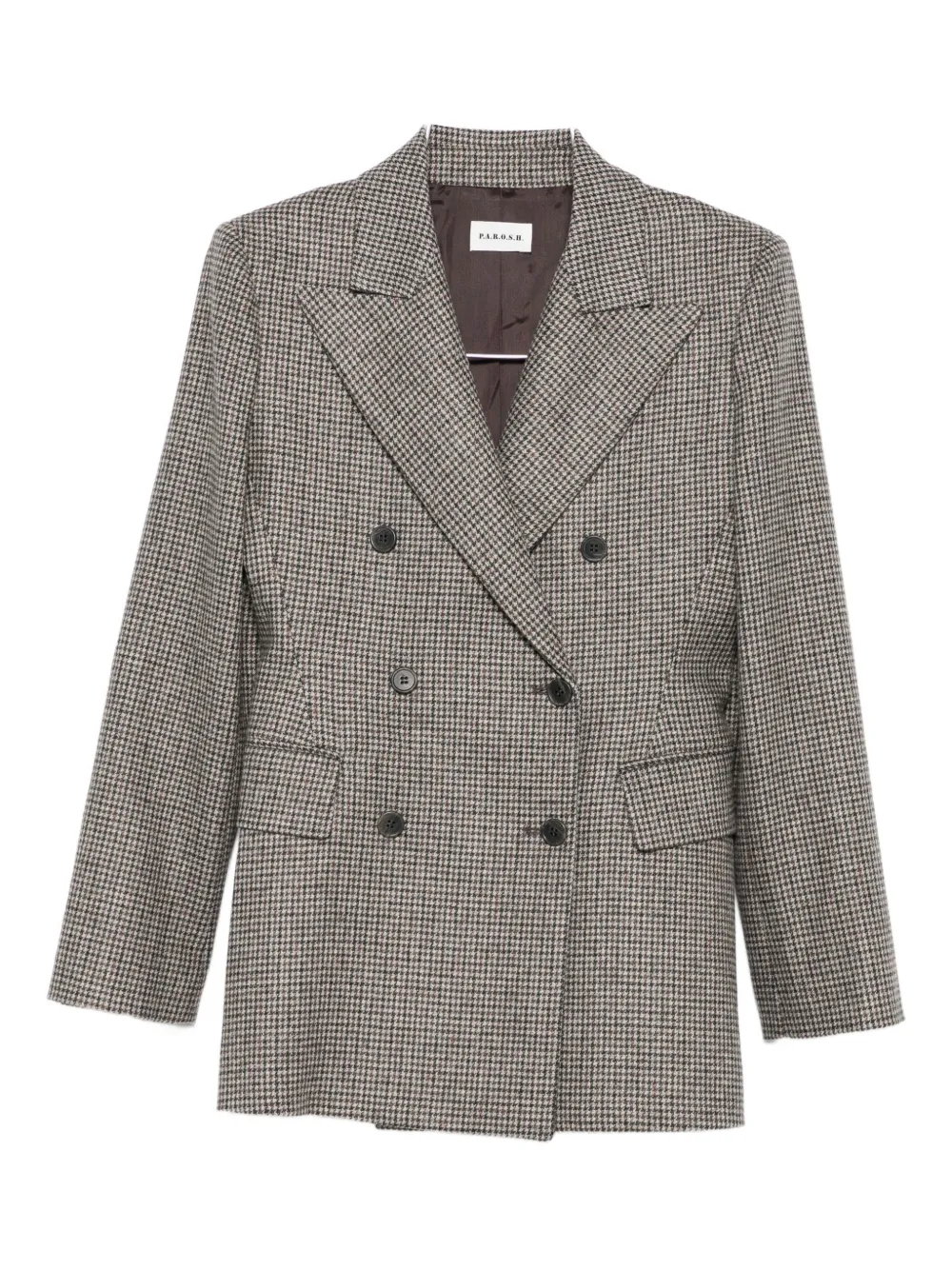 P.a.r.o.s.h Giacca Double-breasted Jacket In Brown