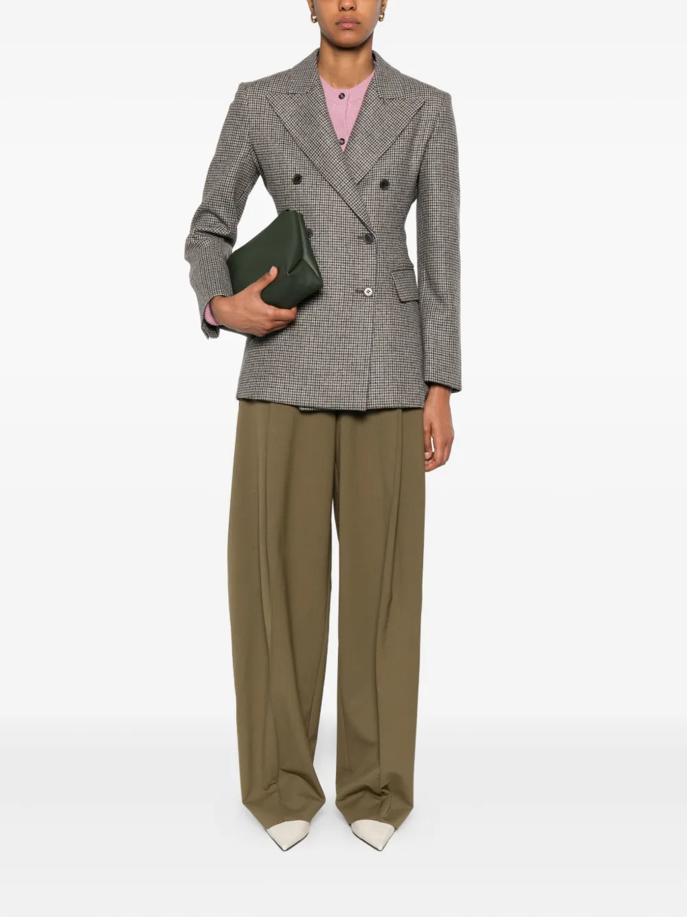 P.a.r.o.s.h Giacca Double-breasted Jacket In Brown