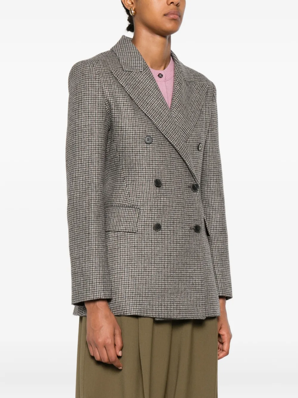 P.a.r.o.s.h Giacca Double-breasted Jacket In Brown