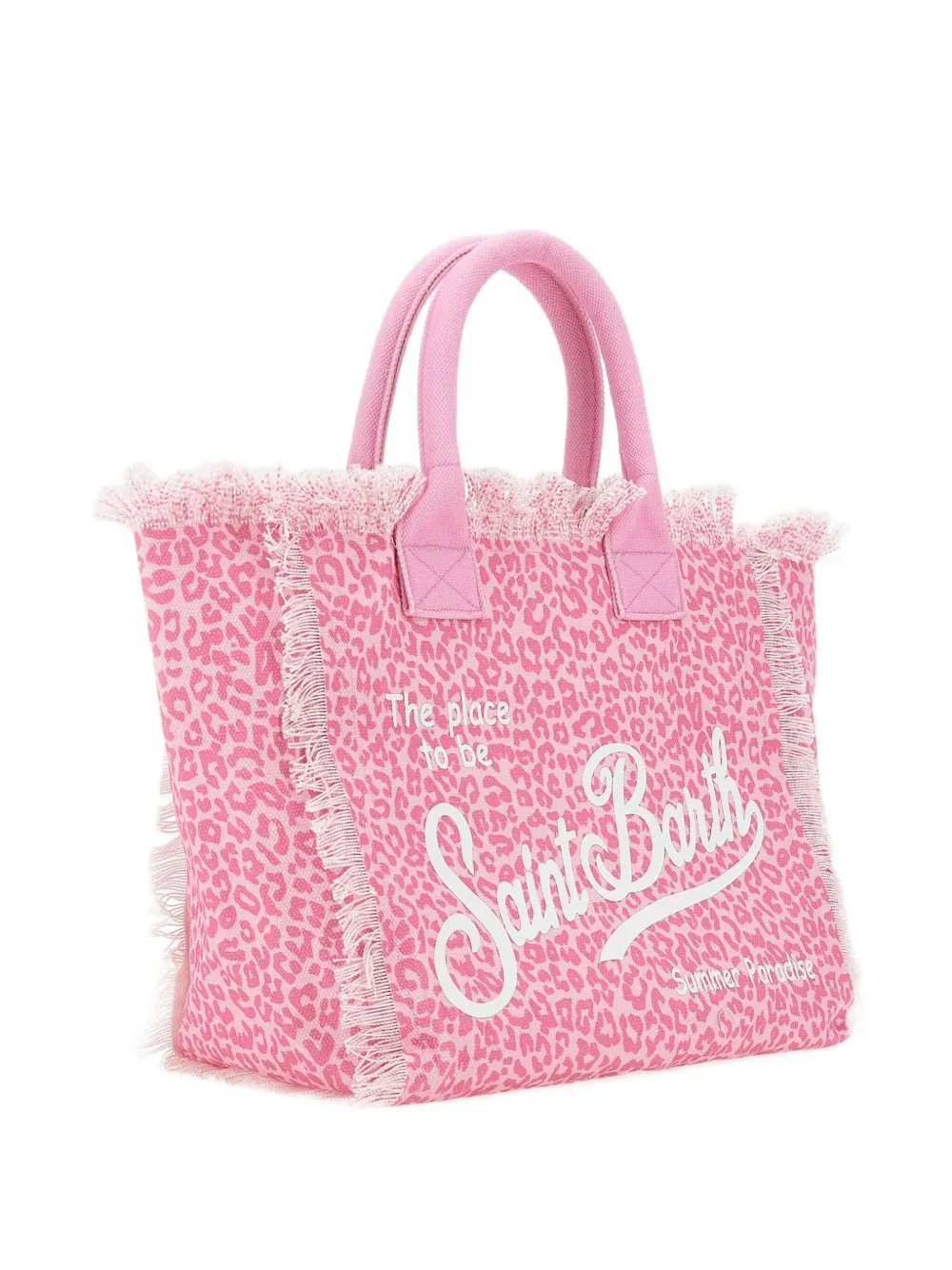 MC2 Saint Barth Vanity fringed leopard print tote bag | Image 2