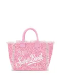 MC2 Saint Barth Vanity fringed leopard print tote bag - Pink