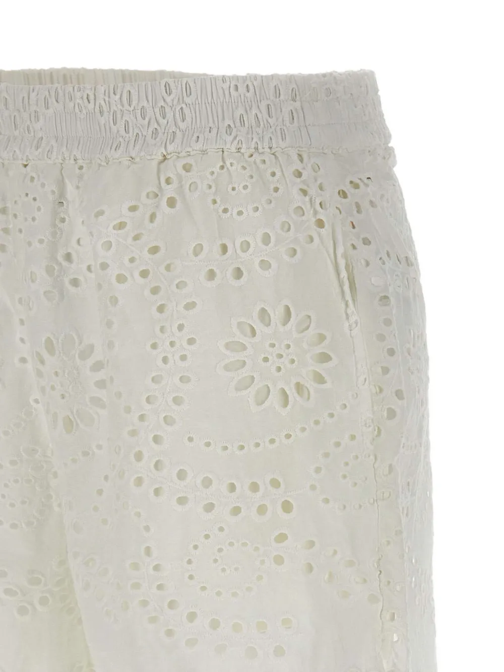 MC2 Saint Barth Meave broderie anglaise shorts Wit