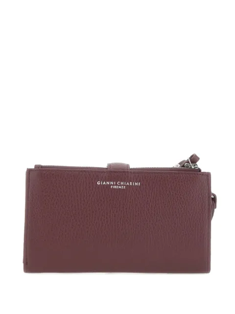 GIANNI CHIARINI leather wristlet wallet