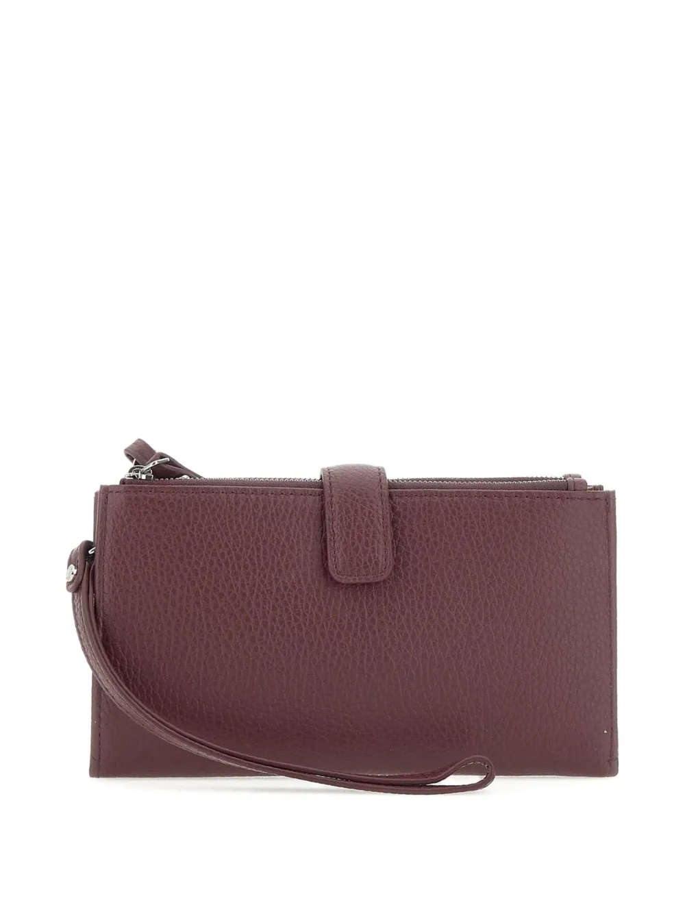 GIANNI CHIARINI Leren portemonnee met polsband Rood