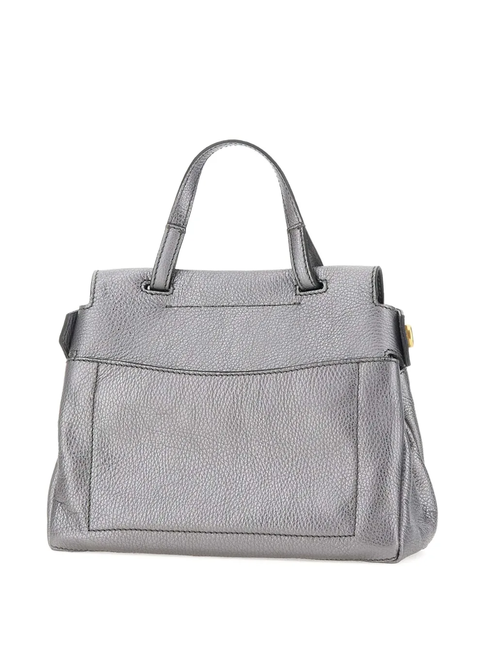 GIANNI CHIARINI metallic tote bag Zilver