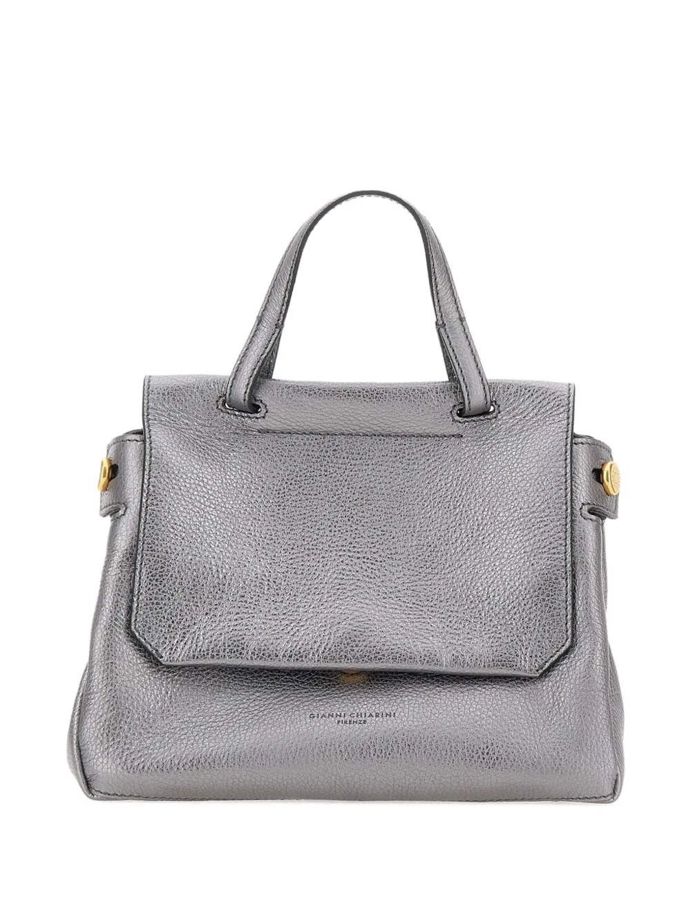 GIANNI CHIARINI metallic tote bag Zilver