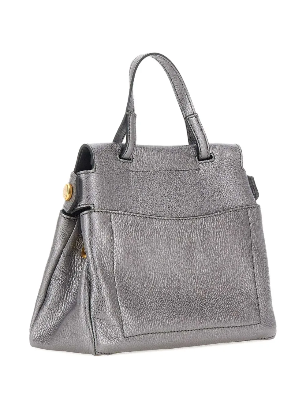 GIANNI CHIARINI metallic tote bag Zilver
