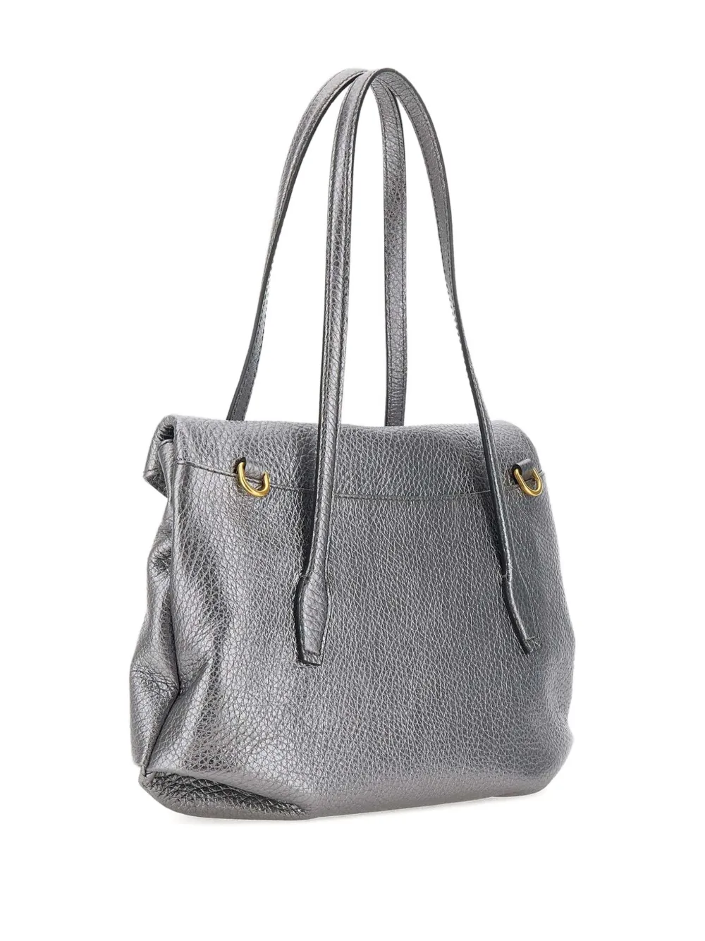 GIANNI CHIARINI Leren shopper Grijs
