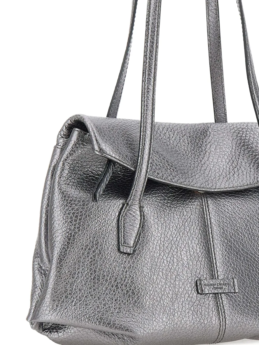 GIANNI CHIARINI Leren shopper Grijs