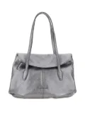 GIANNI CHIARINI metallic leather tote bag - Grey