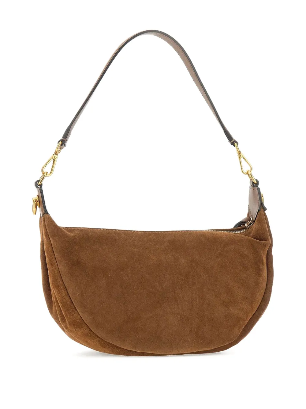 GIANNI CHIARINI suede shoulder bag Bruin