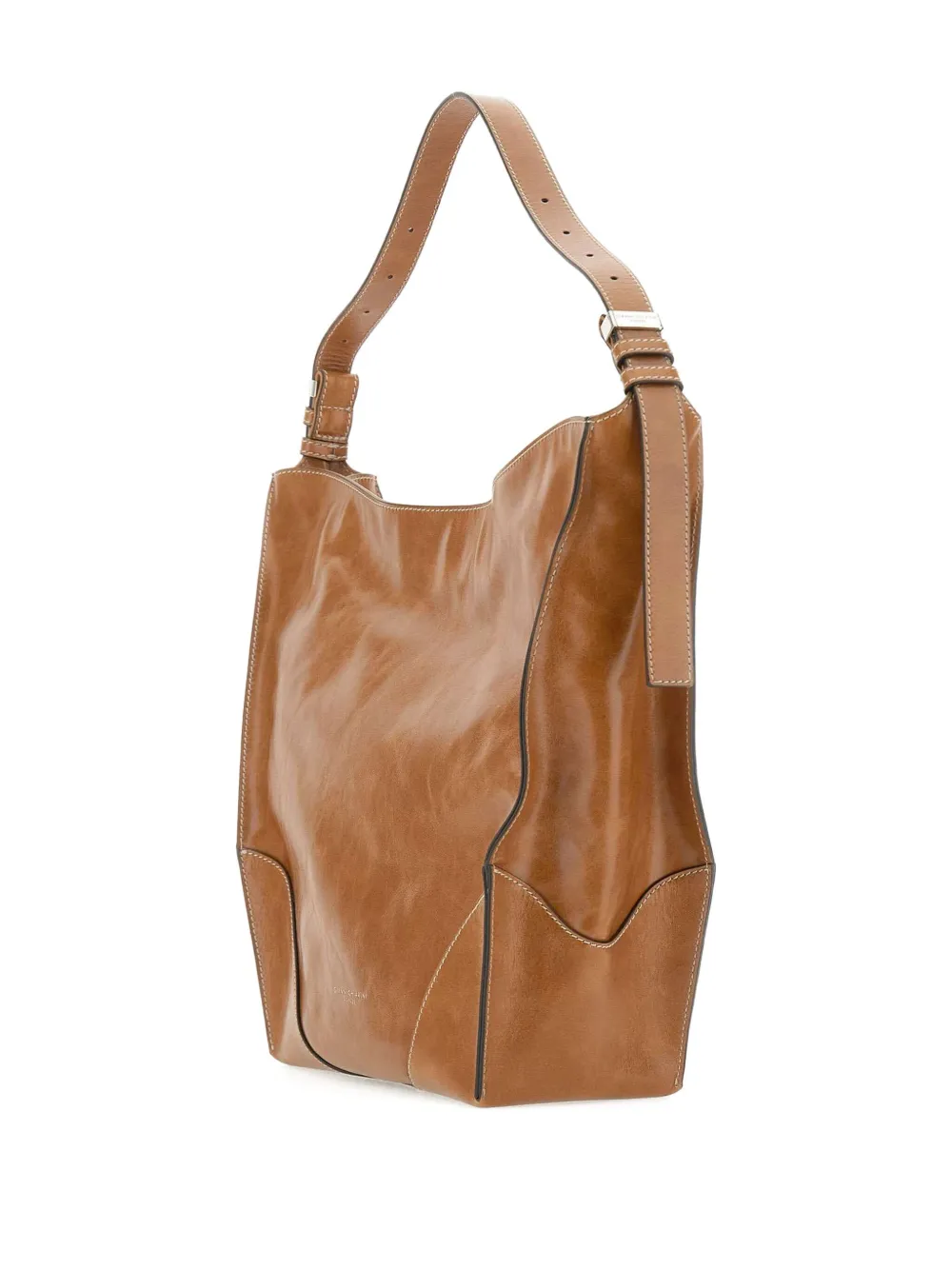 GIANNI CHIARINI buckle-strap tote bag Bruin