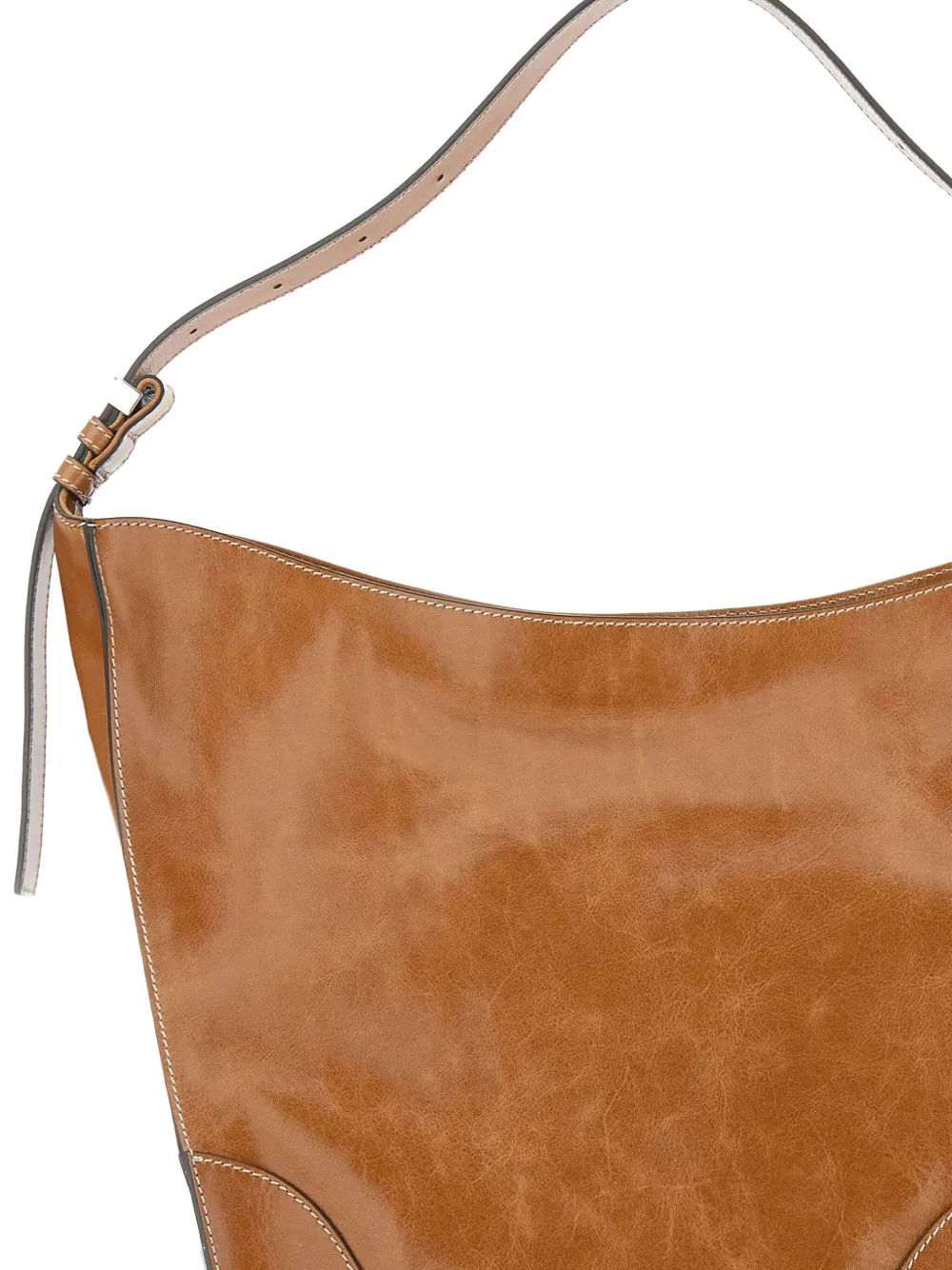 GIANNI CHIARINI buckle-strap tote bag Bruin