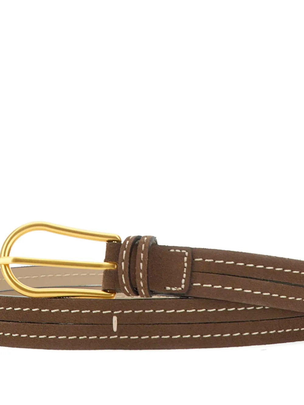 GIANNI CHIARINI Suède gespriem Bruin