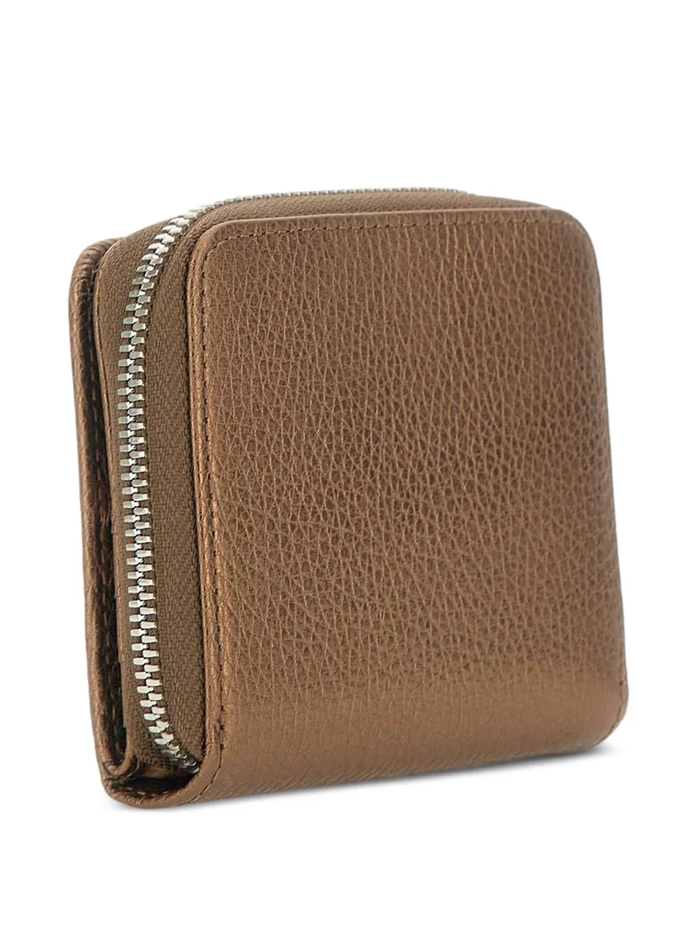 GIANNI CHIARINI Portemonnee met rits en logodetail Bruin