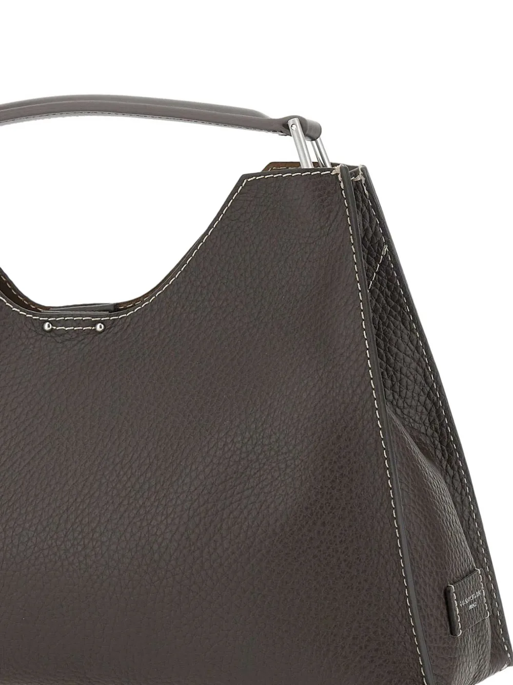 GIANNI CHIARINI Aurora leren schoudertas Bruin