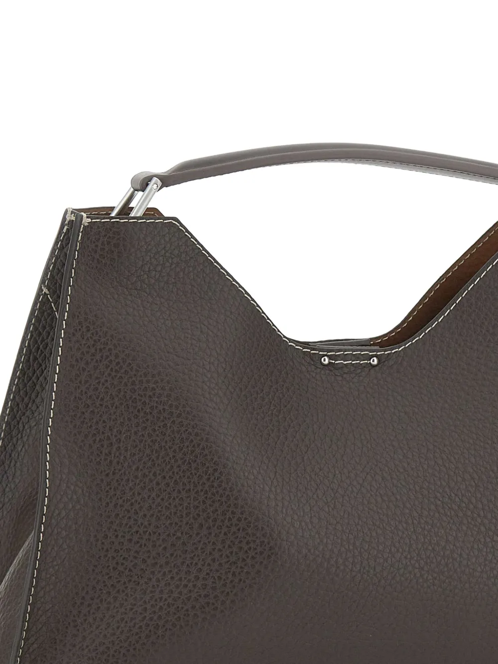 GIANNI CHIARINI Aurora leren schoudertas Bruin