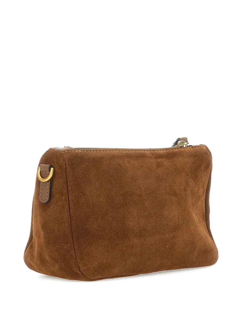 GIANNI CHIARINI Suède clutch Bruin
