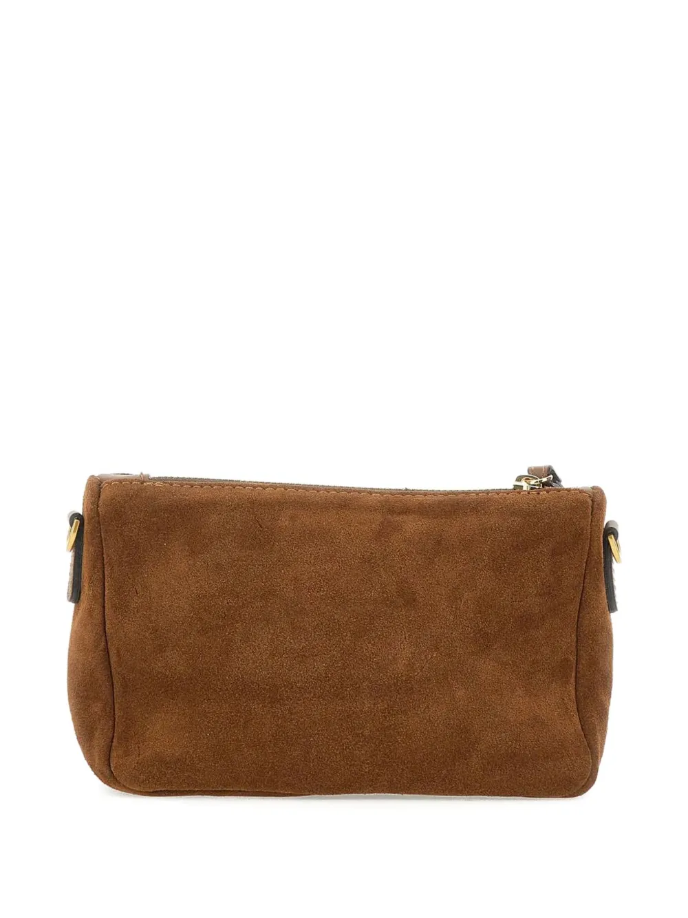 GIANNI CHIARINI Suède clutch Bruin