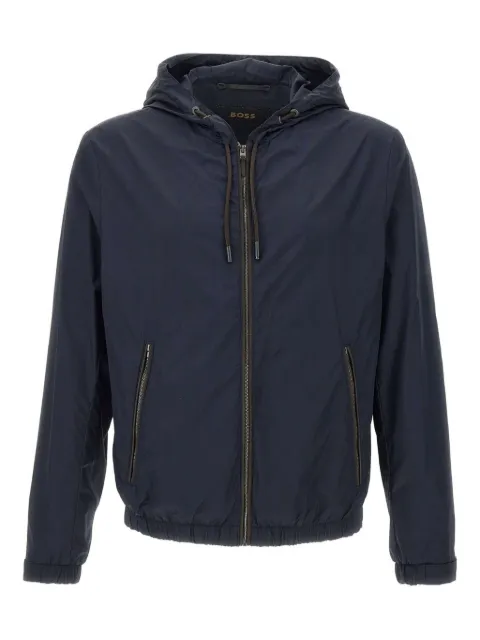 BOSS hooded zip-up jacket