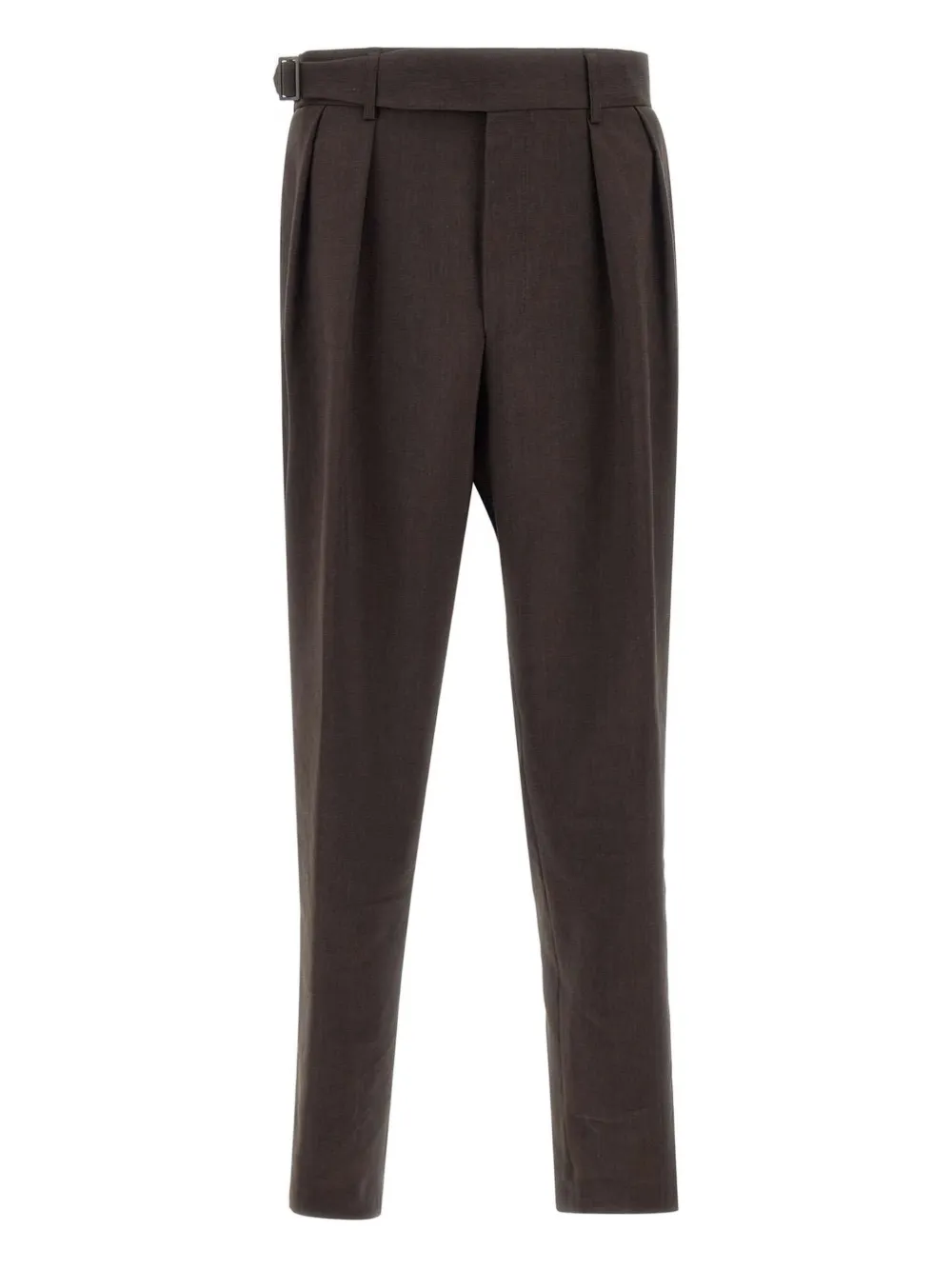BOSS linen-blend trousers | Brown | Image 1
