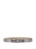 GIANNI CHIARINI metallic buckle belt - Silver