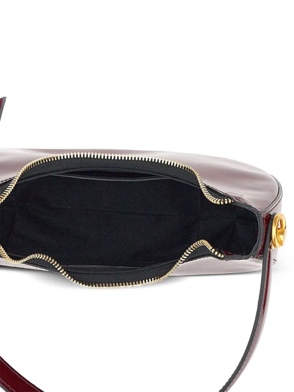 GIANNI CHIARINI Leren schoudertas Rood