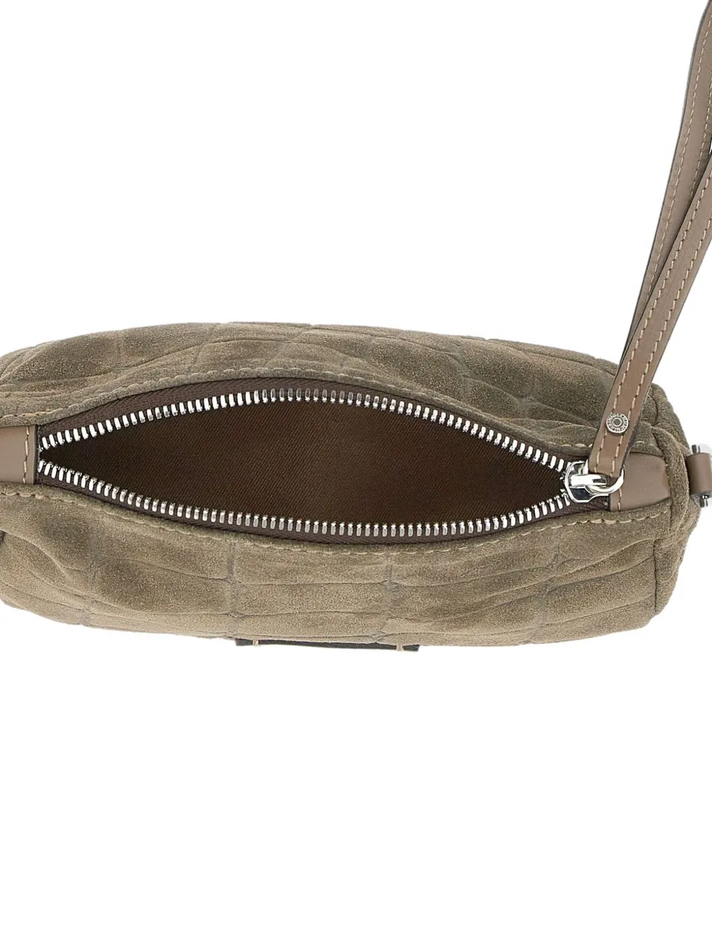 GIANNI CHIARINI Suède clutch Groen