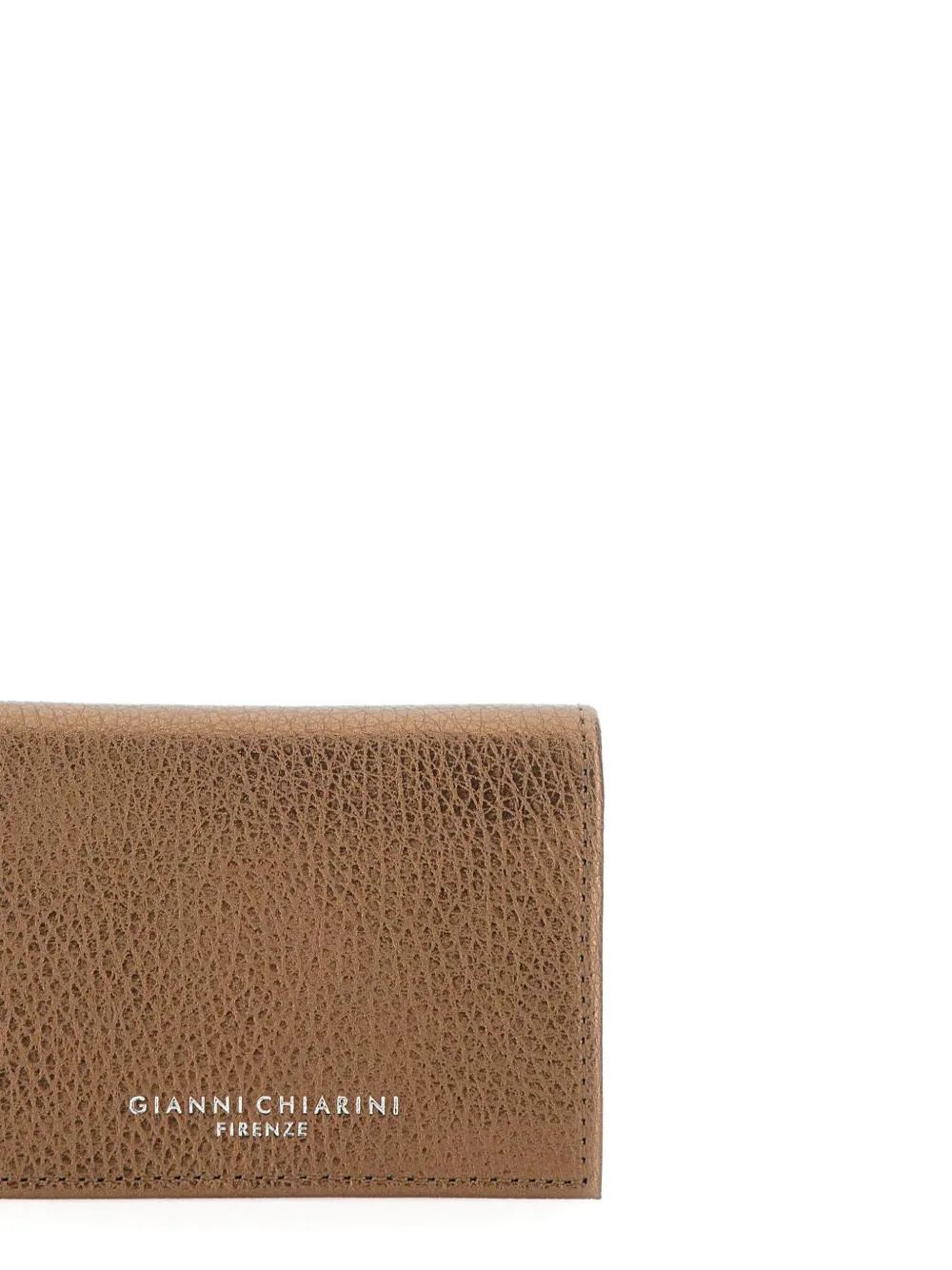 GIANNI CHIARINI Leren pasjeshouder Bruin