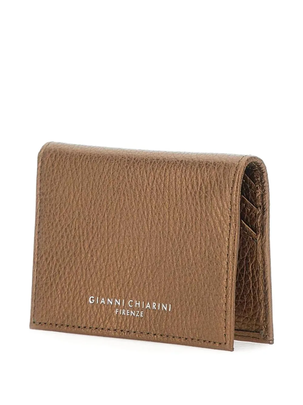 GIANNI CHIARINI Leren pasjeshouder Bruin