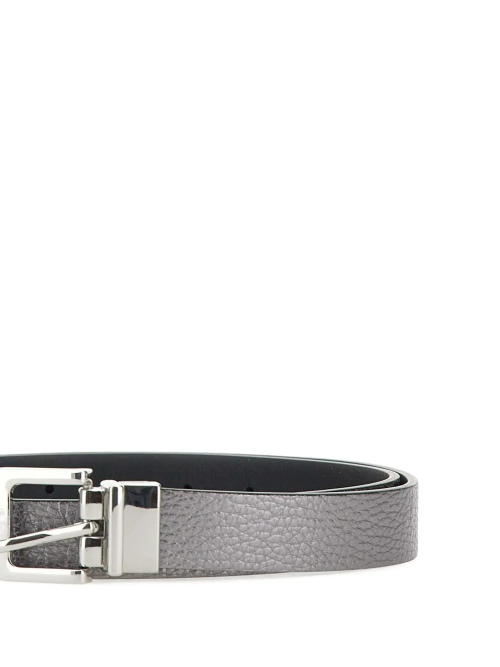 GIANNI CHIARINI Leren riem Grijs