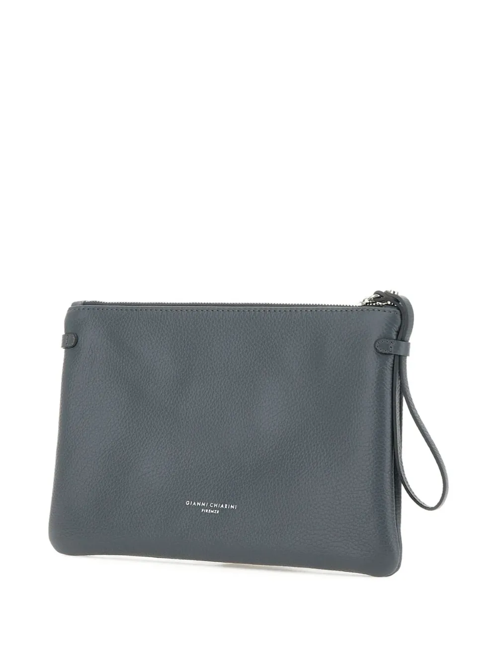 GIANNI CHIARINI Leren clutch Grijs